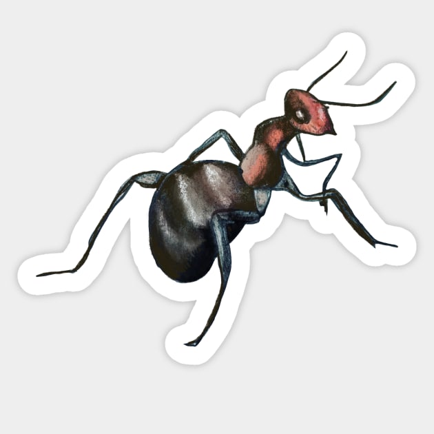 odorous ant Sticker by shehitsback